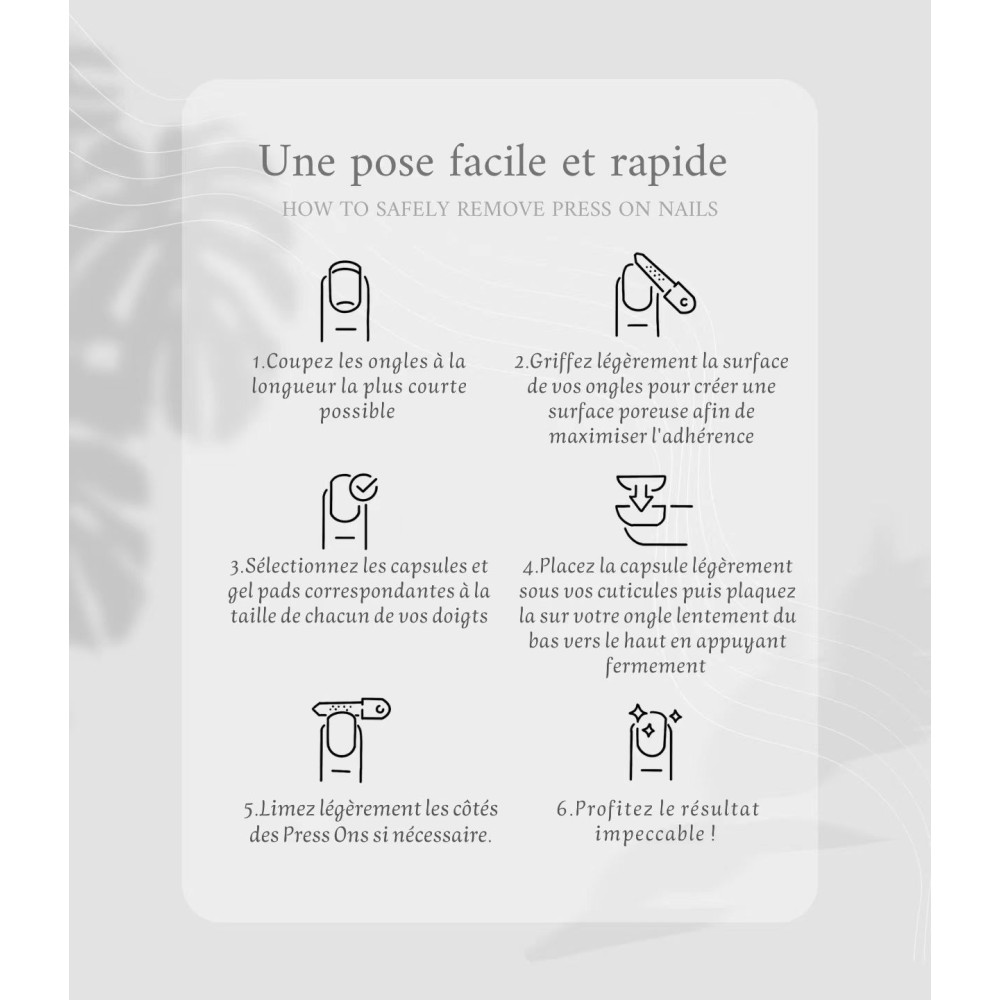 Kazinails : faux ongles faits à la main – Flore, fleurs 3D élégantes