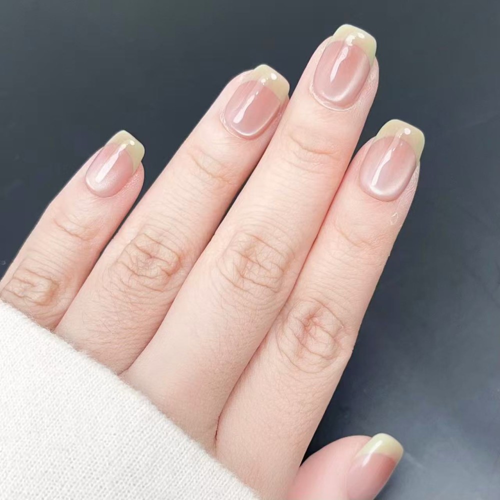 Kazinails - Nuance Matcha | Faux ongles faits à la main