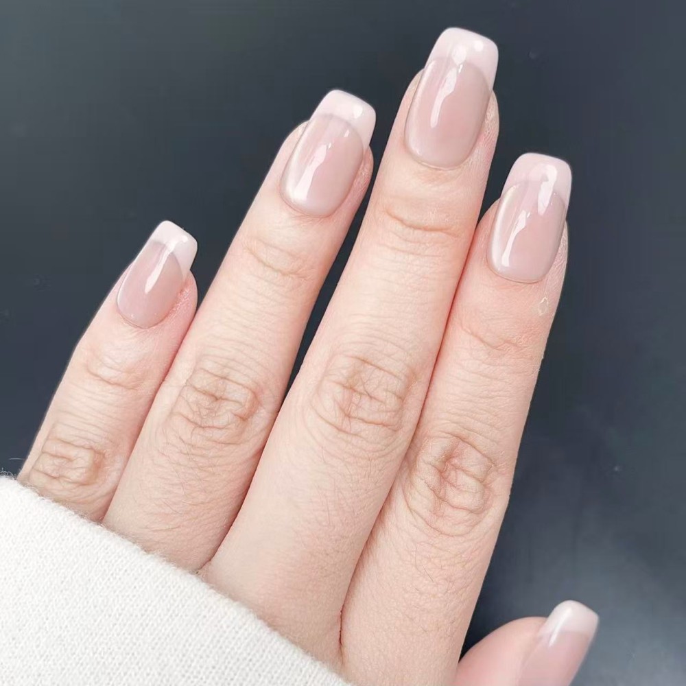 Kazinails – Rose Nacré | Élégance Naturelle & Fait Main