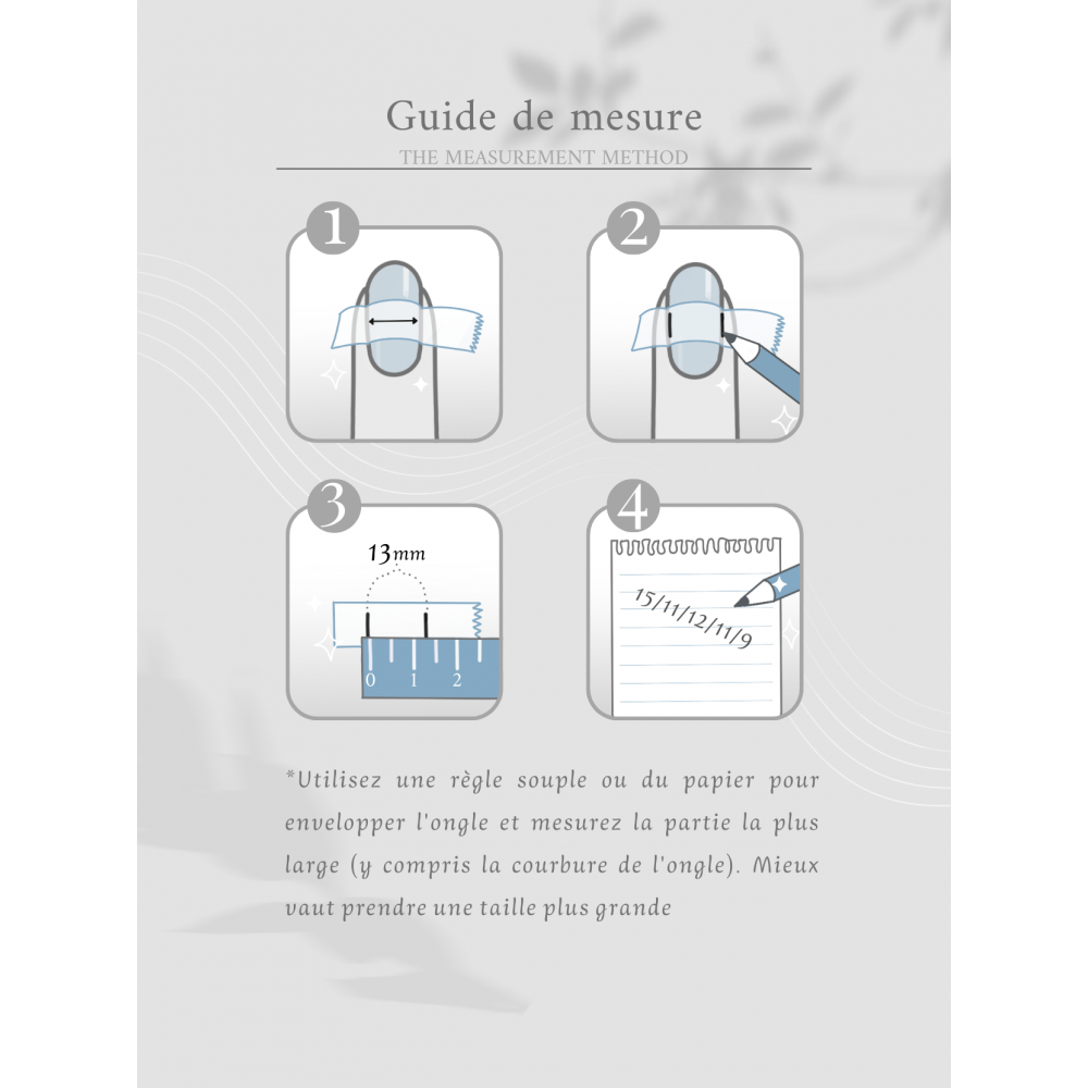 Faux Ongles Flowery | Qualité premium à prix abordable | Facilité d’application