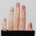 Faux ongles press-on cat eye rose – Rose Étoilé | Kazinails