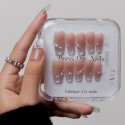Kazinails – Perle d’Éden | Faux Ongles Transparence & Élégance Cristalline