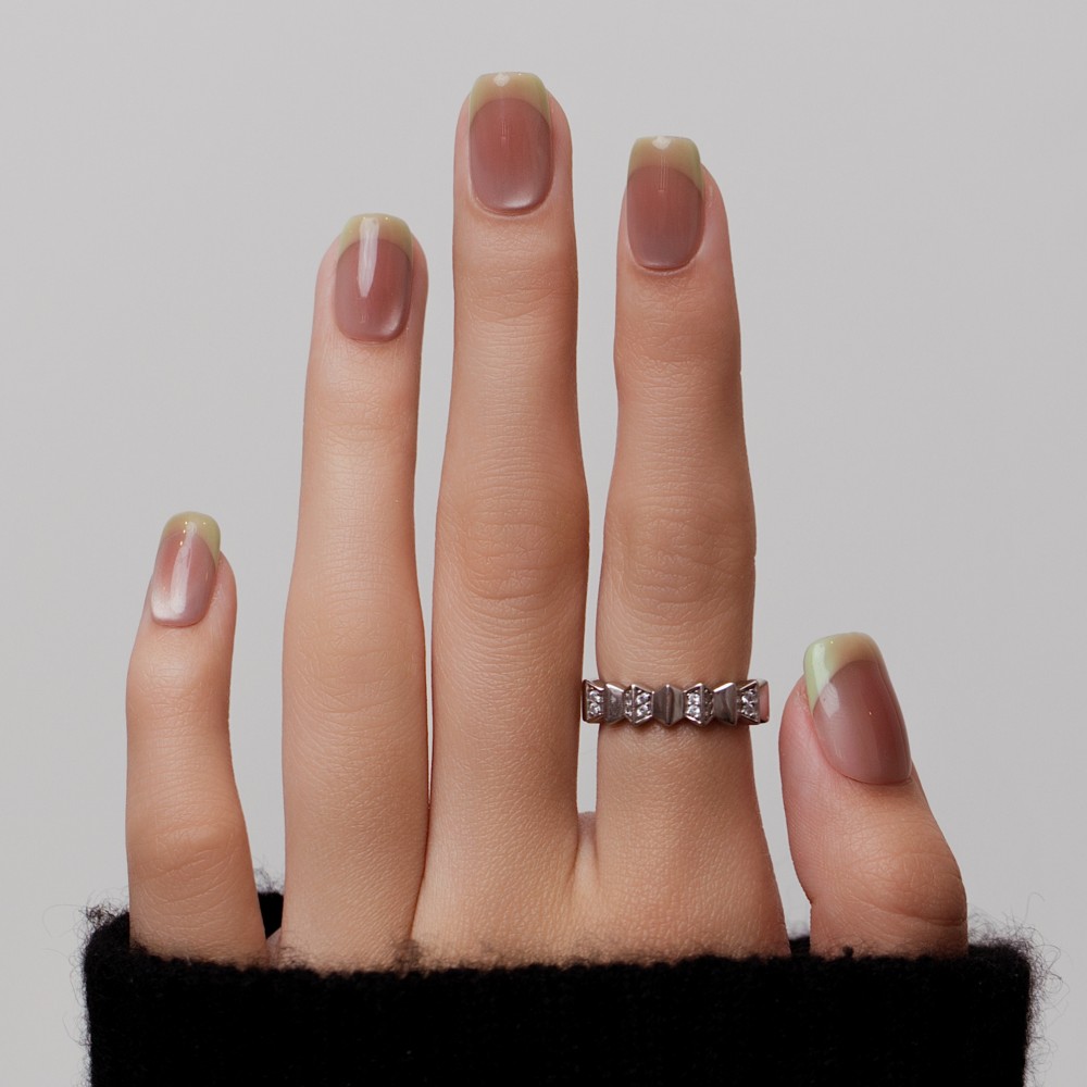 Kazinails - Nuance Matcha | Faux ongles faits à la main