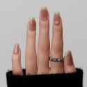 Faux ongles press-on French matcha – Nuance Matcha | Kazinails