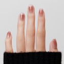 Faux ongles press-on French léopard rose – Paris Jungle | Kazinails