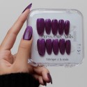 Faux ongles press-on cat eye violet – Chimère | Kazinails