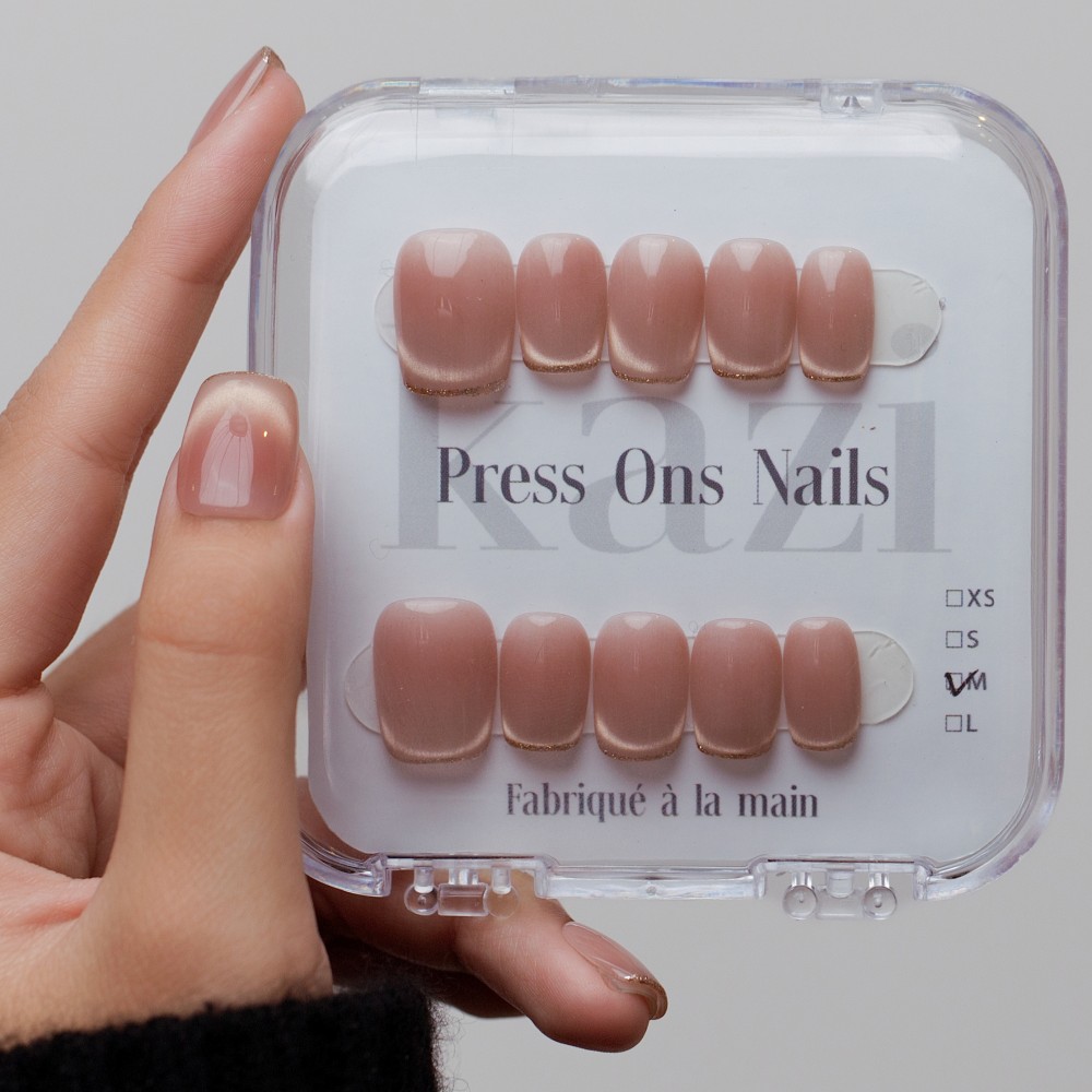 Kazinails | Éclat de Paris - Faux Ongles Élégants et Naturels