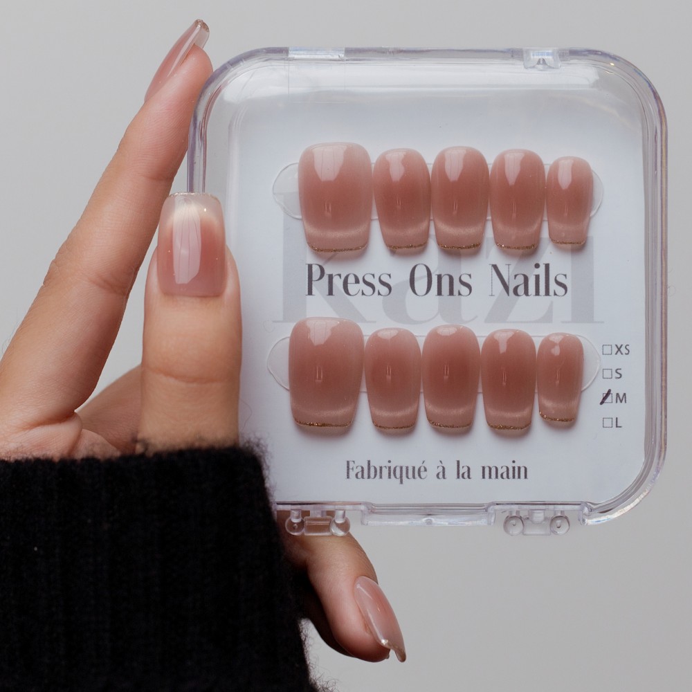 Kazinails | Éclat de Paris - Faux Ongles Élégants et Naturels