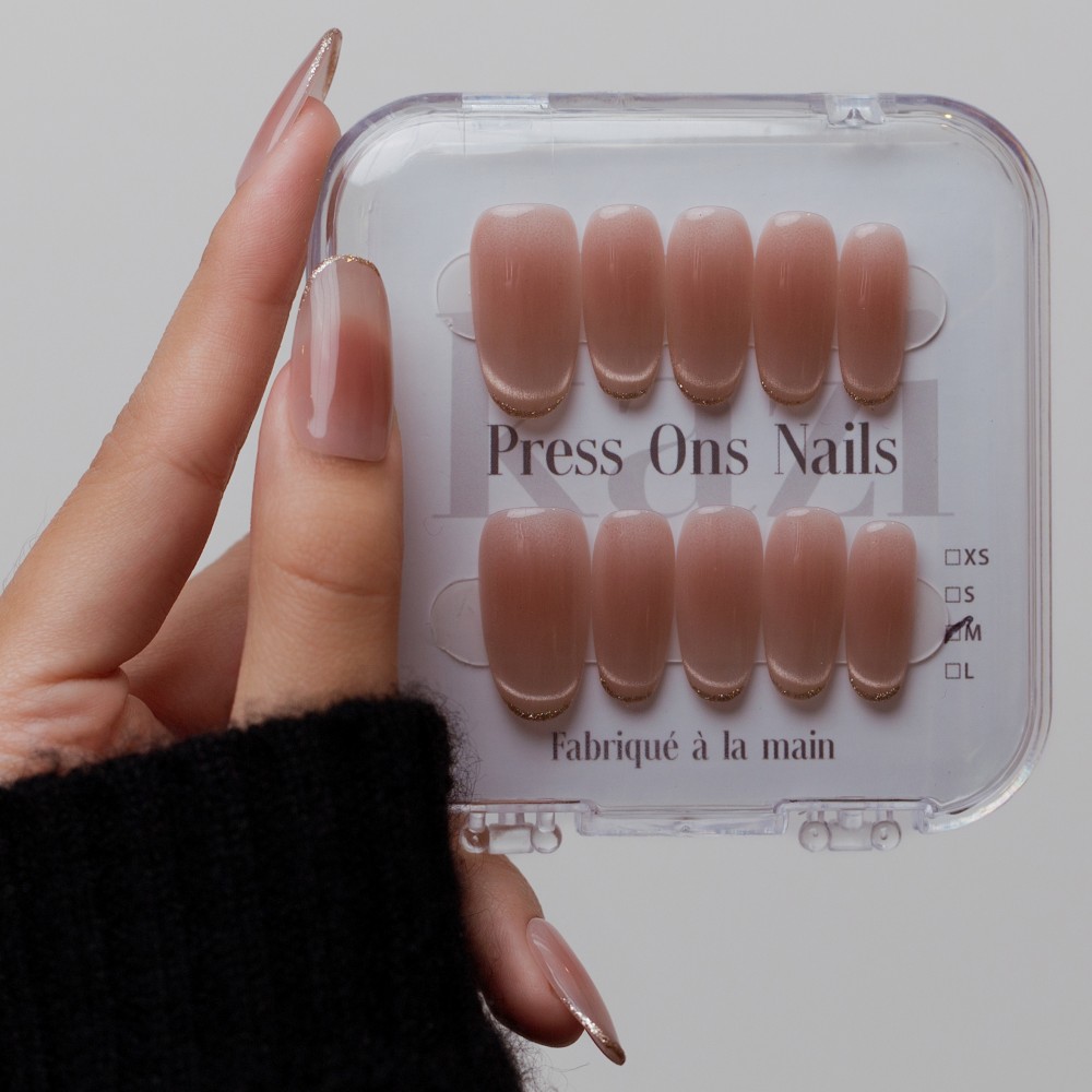 Kazinails | Éclat de Paris - Faux Ongles Élégants et Naturels