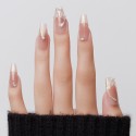 Kazinails Rêverie Glacée – Faux Ongles Bleus Givrés avec Reflets Cristallins
