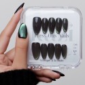 Kazinails Reflet Vert – Faux Ongles Métallisés Vert Émeraude Effet Cat eyes