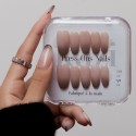 Faux Ongles Cool Babe: Dégradé Élégant avec Une Touche Métallique Chic