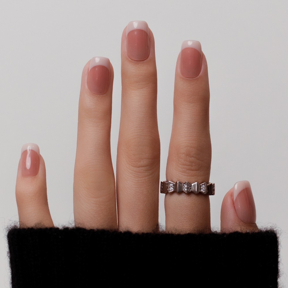 Faux Ongles Hollywood French |  Press on nails | Livraison gratuite