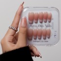Faux Ongles Milky French |  Press on nails | Garantie Satisfaction