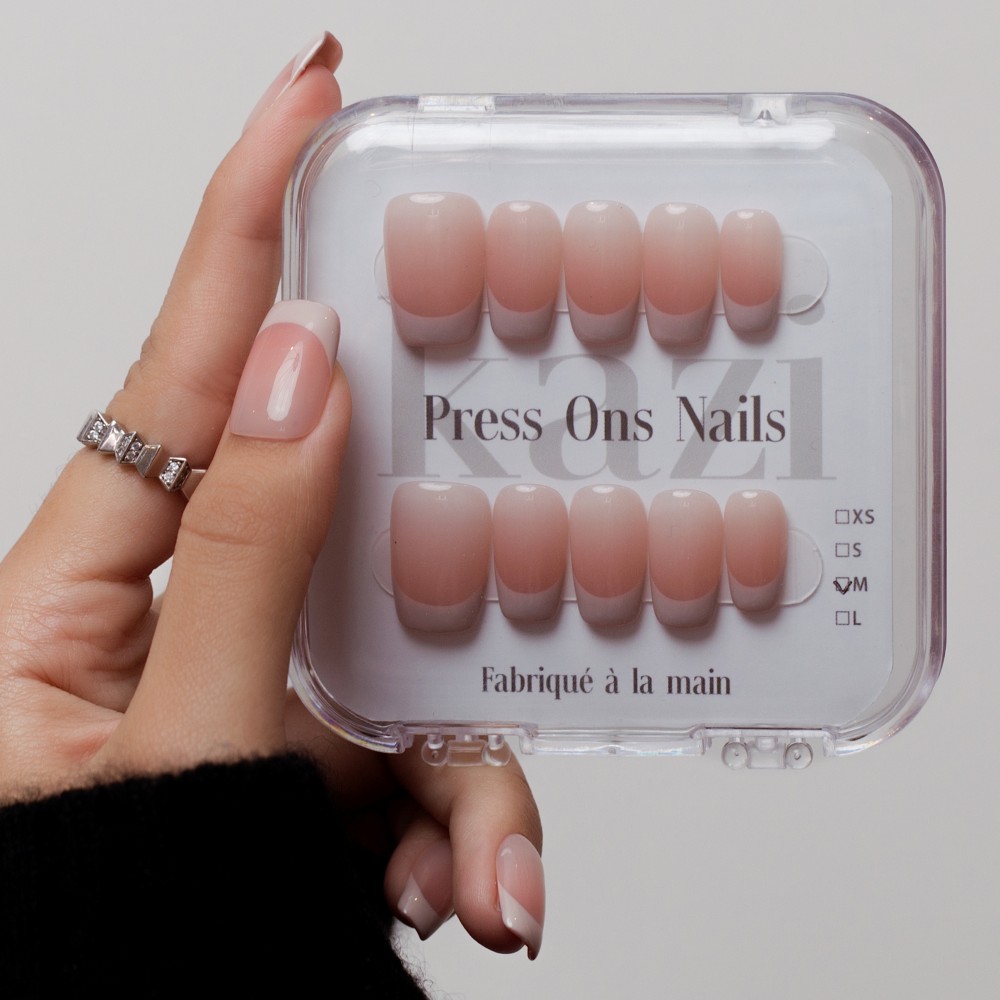 Faux Ongles Milky French |  Press on nails | Garantie Satisfaction