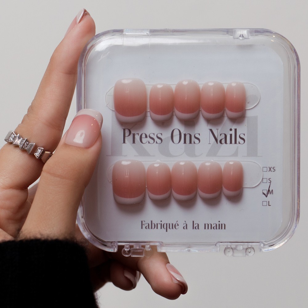 Press on nails Milky French  Kazinails