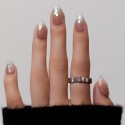 Faux Ongles Sakura : Élégance Gracieuse avec une Touche Florale |  Press on nails