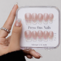 Faux Ongles Sakura : Élégance Gracieuse avec une Touche Florale |  Press on nails