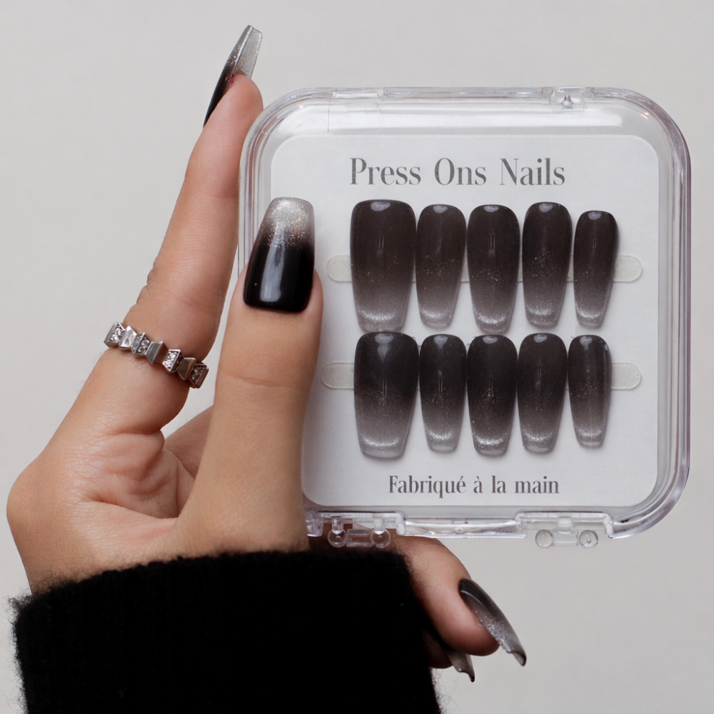Press on nails Ginza Night  Kazinails