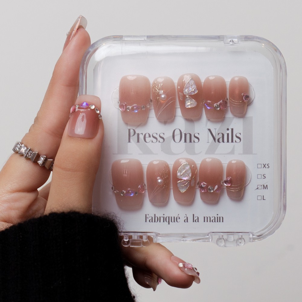 Press on nails Petite Princesse  Kazinails: Flawless, Durable, and Reusable Manicure