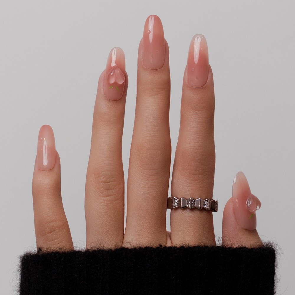 Faux Ongles Peachy Dream: Une manucure soignée, durable et réutilisable