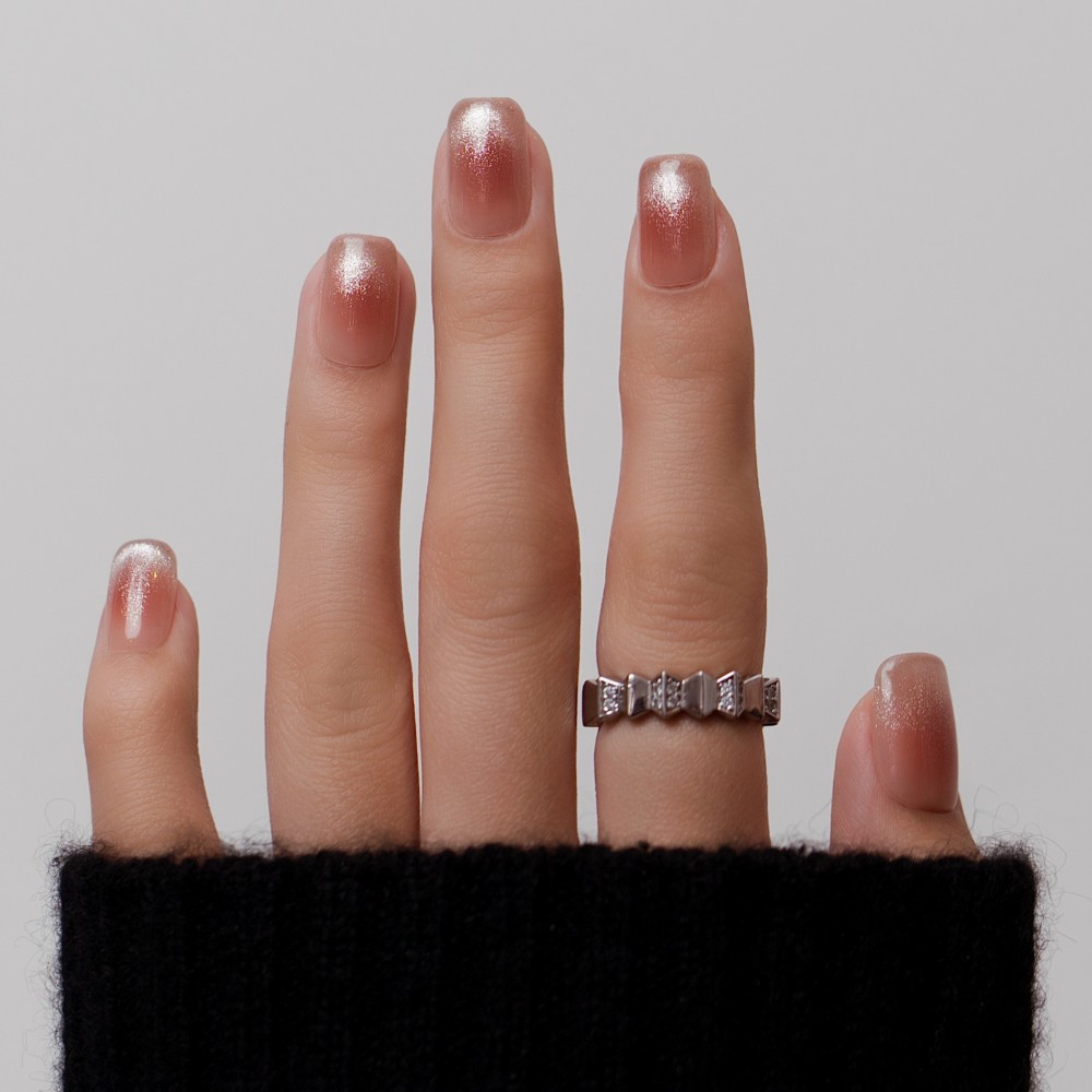 Faux Ongles First Kiss |  Faits à la main| Manucure réutilisable et durable