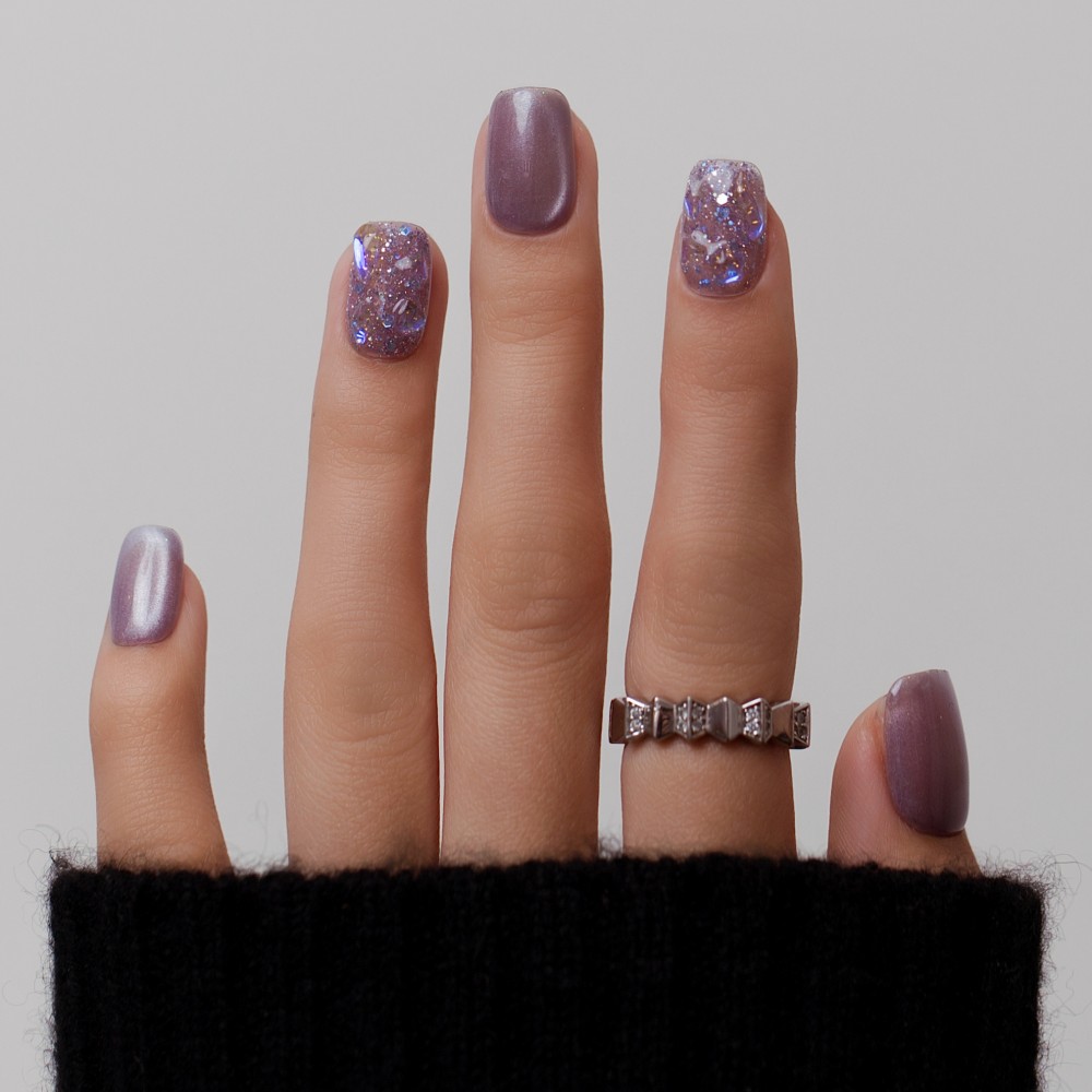 Faux Ongles Galaxy |Faits à la main, réutilisables |Qualité artisanale