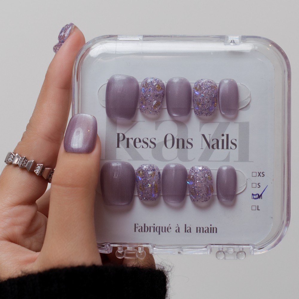 Faux Ongles Galaxy |Faits à la main, réutilisables |Qualité artisanale