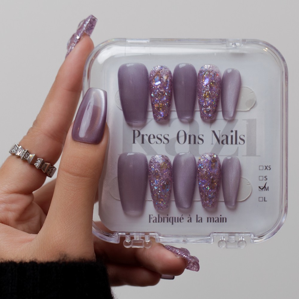 Faux Ongles Galaxy |Faits à la main, réutilisables |Qualité artisanale