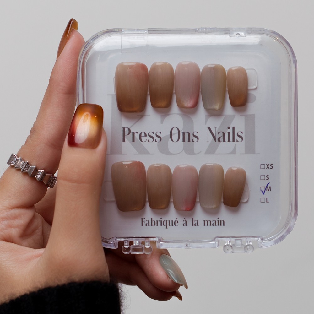 Faux Ongles Skittles | Faits à la mains| Manucure réutilisable et durable