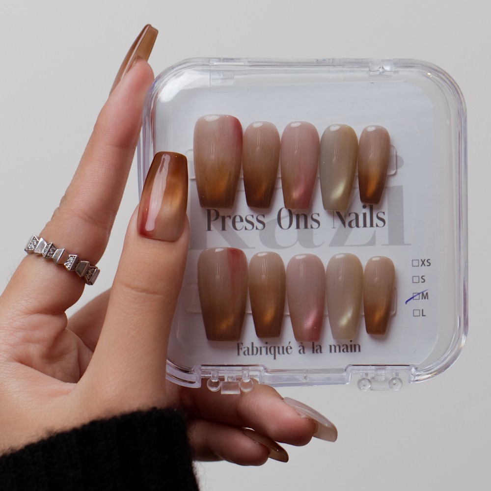 Faux Ongles Skittles | Faits à la mains| Manucure réutilisable et durable