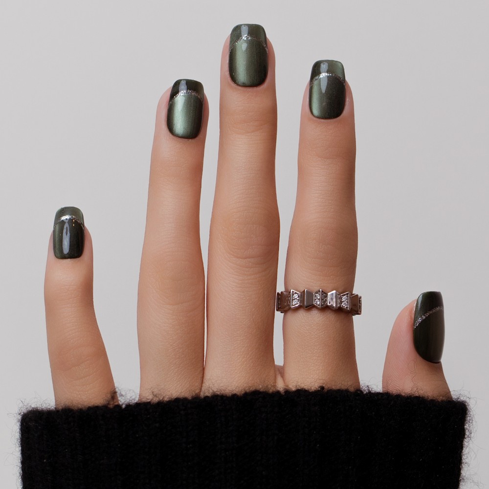 Faux Ongles Jade | Faits à la main| Réutilisables et durables