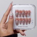 Kazianails Faux ongles faits à la main – Cristal