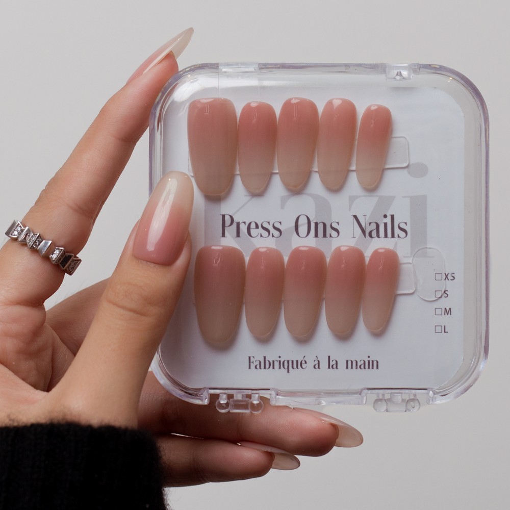 Press on nails Sweetheart  Kazinails: A neat, durable and reusable manicure