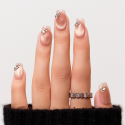 Faux ongles press-on cat eye doré – Voie Lactée | Kazinails