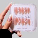 Faux ongles press-on chrome fleurs 3D – Éclosion | Kazinails