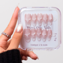 Faux Ongles Frozen Butterfly :  Qualité professionnelle à domicile.