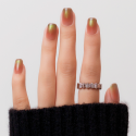 Bobo — Press-on nails œil-de-chat rose thé | Kazinails
