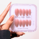 Kazinails faux ongles faits main – Modèle Nude Champagne