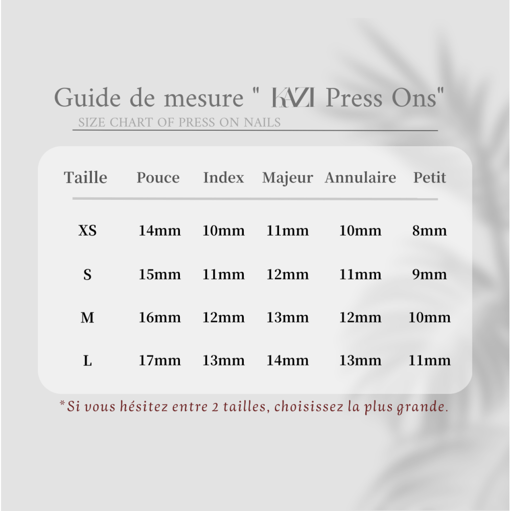 Kazinails faux ongles faits main – Modèle Nude Champagne
