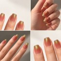 Bobo — Press-on nails œil-de-chat rose thé | Kazinails