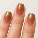 Bobo — Press-on nails œil-de-chat rose thé | Kazinails