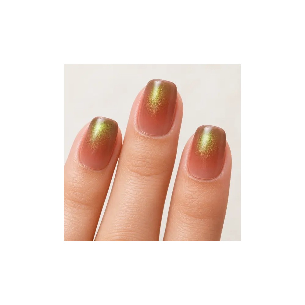 Bobo — Press-on nails œil-de-chat rose thé | Kazinails