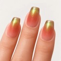 Bobo — Press-on nails œil-de-chat rose thé | Kazinails