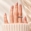 Gossip Girl – Faux ongles nude rosé cat eye | Kazinails
