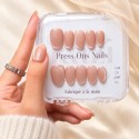 Gossip Girl – Faux ongles nude rosé cat eye | Kazinails