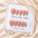 Gossip Girl – Faux ongles nude rosé cat eye | Kazinails