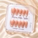 Gossip Girl – Faux ongles nude rosé cat eye | Kazinails