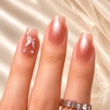 Faux ongles French cat eye papillon 3D – It Girl | Kazinails