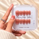Faux ongles French cat eye rose – Pitaya | Kazinails